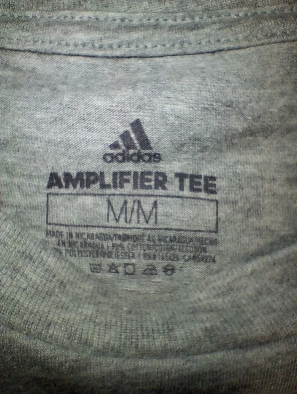 Adidas Men's Light Heather Gray Short Sleeve Tee In A Size Medium. NWT